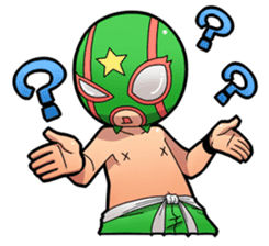 The Masked wrestler Andy! sticker #88321