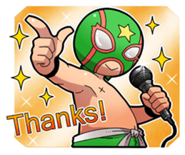 The Masked wrestler Andy! sticker #88328