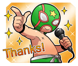 The Masked wrestler Andy! sticker #88328