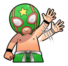 The Masked wrestler Andy! sticker #88331