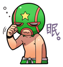 The Masked wrestler Andy! sticker #88332