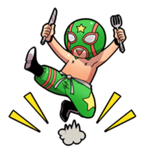 The Masked wrestler Andy! sticker #88337