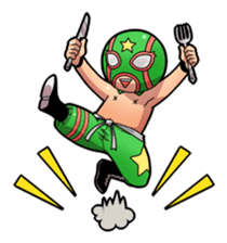The Masked wrestler Andy! sticker #88337