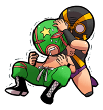 The Masked wrestler Andy! sticker #88353