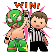 The Masked wrestler Andy! sticker #88355