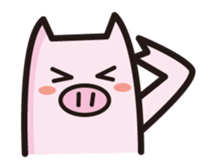 simple pig sticker #88436
