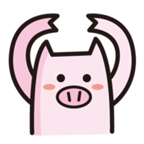 simple pig sticker #88441