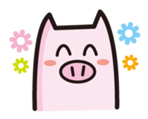 simple pig sticker #88446