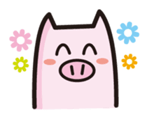 simple pig sticker #88446
