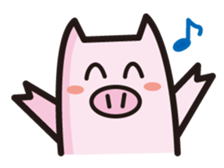 simple pig sticker #88447