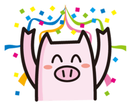 simple pig sticker #88448
