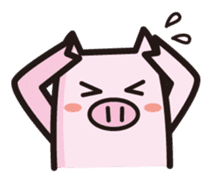 simple pig sticker #88449