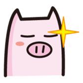 simple pig sticker #88450