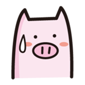 simple pig sticker #88451