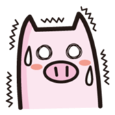 simple pig sticker #88452