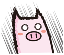 simple pig sticker #88453