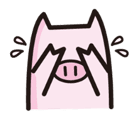 simple pig sticker #88458