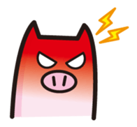 simple pig sticker #88460