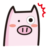 simple pig sticker #88461