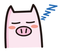 simple pig sticker #88462