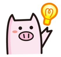 simple pig sticker #88463