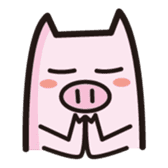 simple pig sticker #88464
