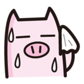 simple pig sticker #88466