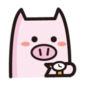 simple pig sticker #88471