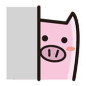 simple pig sticker #88474