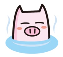 simple pig sticker #88475