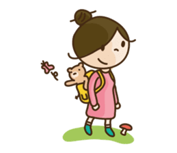 Piki & Macaron sticker #88518