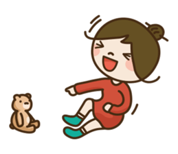 Piki & Macaron sticker #88520