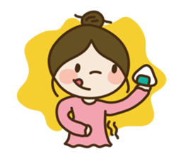 Piki & Macaron sticker #88527