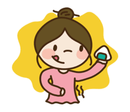 Piki & Macaron sticker #88527