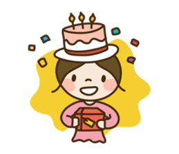 Piki & Macaron sticker #88530