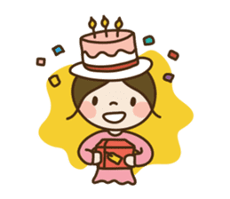 Piki & Macaron sticker #88530