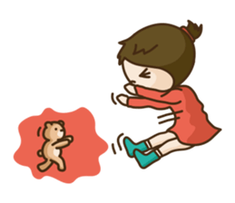 Piki & Macaron sticker #88532