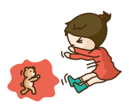 Piki & Macaron sticker #88532