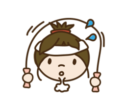 Piki & Macaron sticker #88534