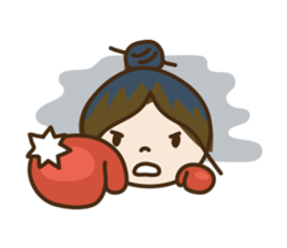 Piki & Macaron sticker #88537