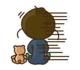 Piki & Macaron sticker #88550