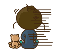 Piki & Macaron sticker #88550