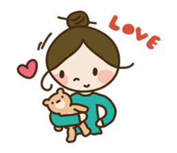 Piki & Macaron sticker #88551