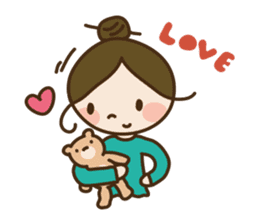 Piki & Macaron sticker #88551