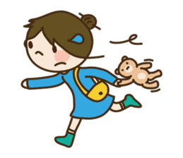 Piki & Macaron sticker #88552