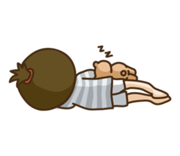 Piki & Macaron sticker #88553