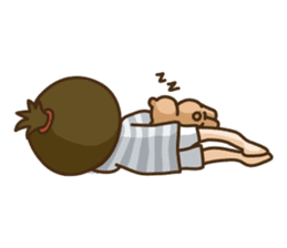 Piki & Macaron sticker #88553