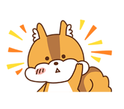 I am squirrel, 3 years old. sticker #88756