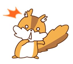 I am squirrel, 3 years old. sticker #88792