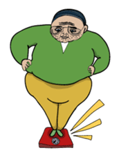 OJISAN's world!!! sticker #88938